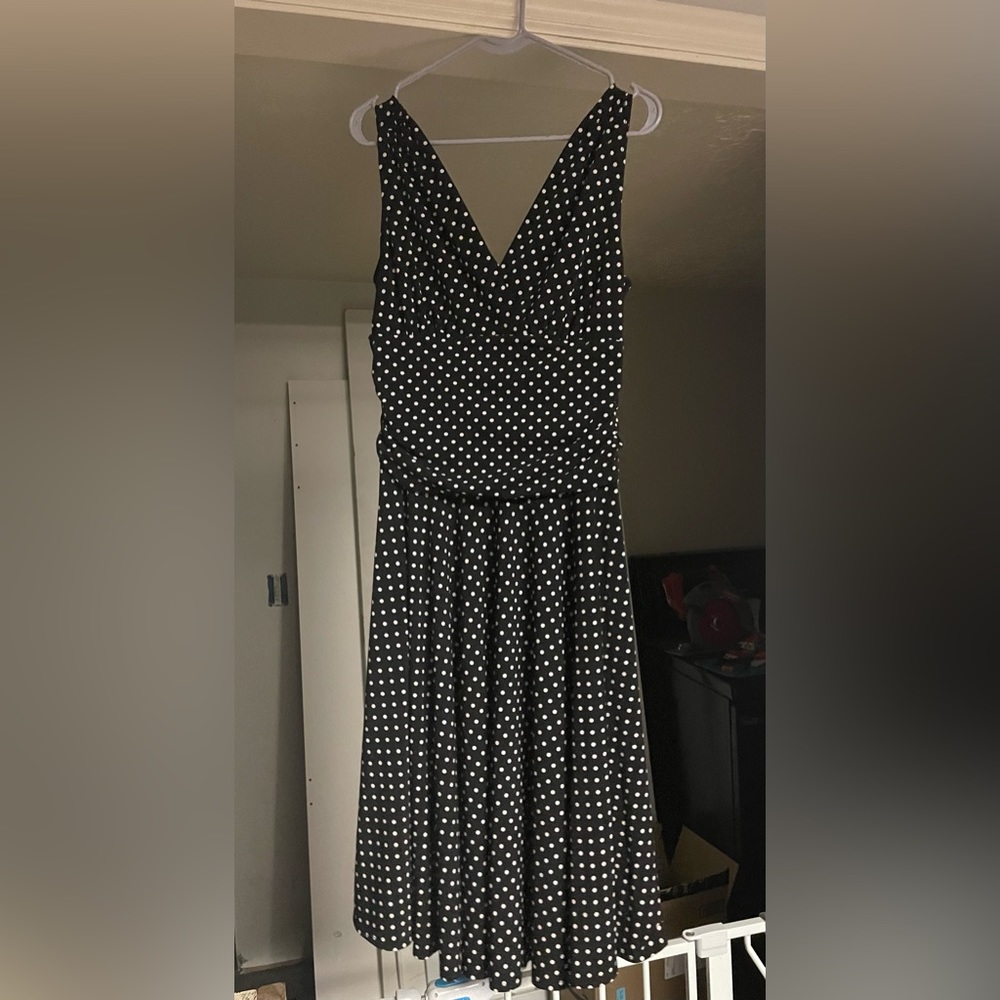 Ronni Nicole Polka Dot Dress